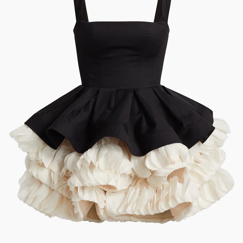 Bronx and Banco
Catalina Ruffled Satin Minidress